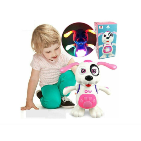 Jucarie interactiva, Catelus dansator, cu muzica si joc de lumini, Joynix [4]