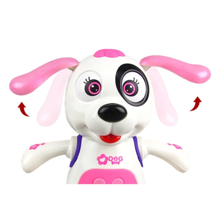 Jucarie interactiva, Catelus dansator, cu muzica si joc de lumini, Joynix [6]