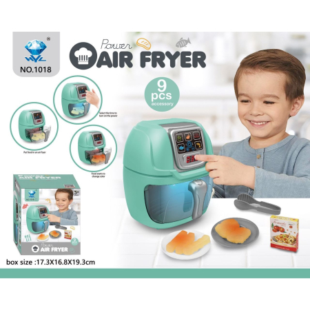 Mini AirFryer, Set Interactiv pentru Micii Bucatari, Alimente si Accesorii Incluse, Joynix [6]