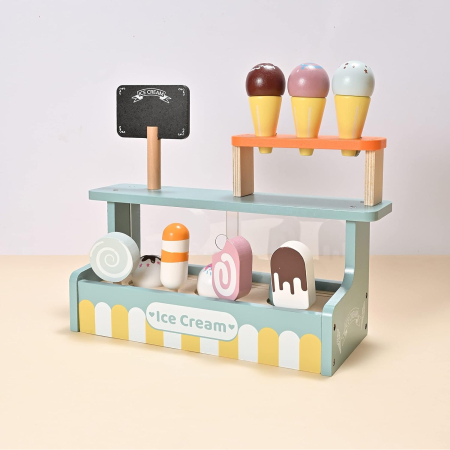 Mini Gelateria - Atelierul de Inghetata la Cornet si pe Bat, Lemn [2]