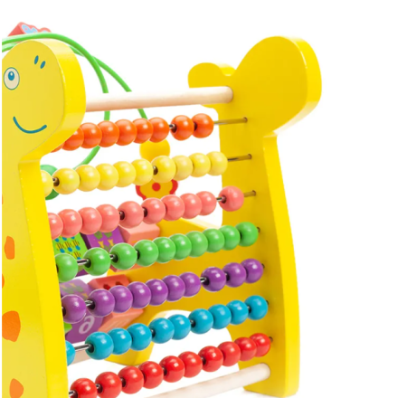 Numaratoare din lemn, 3 in 1 Girafa [5]