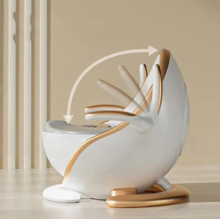 Olita Premium cu Sezut Moale si Vas Detasabil, Manere Reglabile si Suport Anti-Alunecare, Joynix [1]