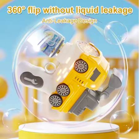 Pistol pentru Baloane de Sapun - BubbeDrive: Excavator - cu Rezervor pentru Solutie, Explozie de Bule [3]