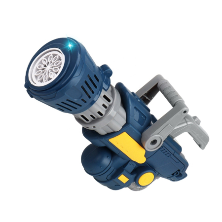 Jucării Interactive - Pistol pentru baloane de sapun cu Rezervor pentru solutie, Milioane de baloane, Albastru