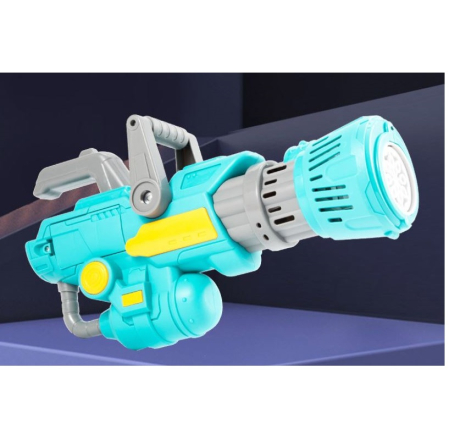 Pistol pentru baloane de sapun cu Rezervor pentru solutie, Milioane de baloane, Verde [3]