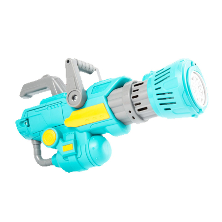 Jucării Interactive - Pistol pentru baloane de sapun cu Rezervor pentru solutie, Milioane de baloane, Verde