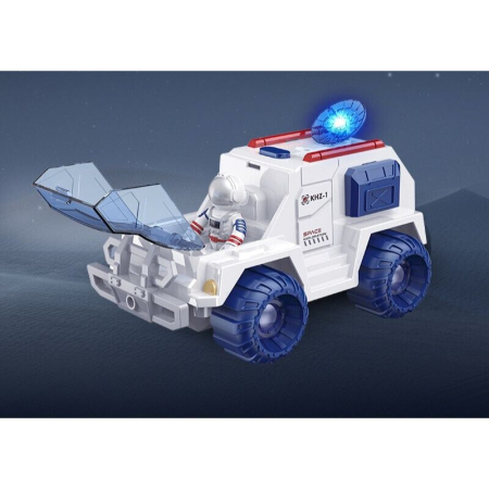 Set Cosmic de Explorare 5 in 1 cu Efecte Luminoase si Sonore, Racheta, Rover si Naveta Spatiala, 3 Astronauti [5]