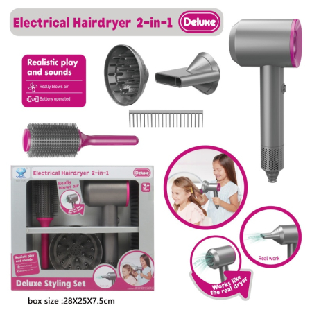 Set Interactiv cu Uscator de Par 2 in 1, Accesorii incluse, Joynix [1]