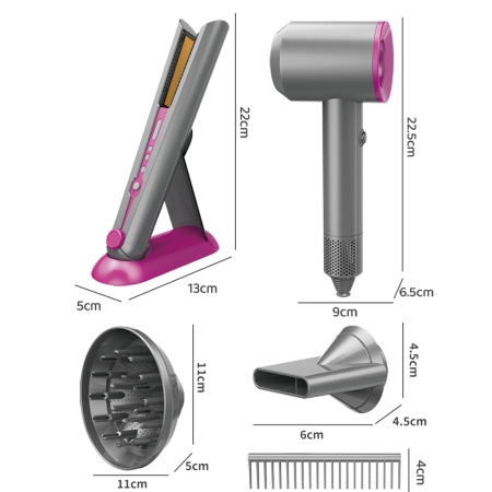 Set Interactiv cu Uscator de Par 3 in 1, Placa si Accesorii, Joynix [2]
