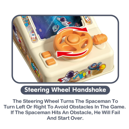 Volanul Magic – Simulator Interactiv de Condus cu Astronaut si Aventuri in Spatiu, 2 Viteze, Joynix [4]