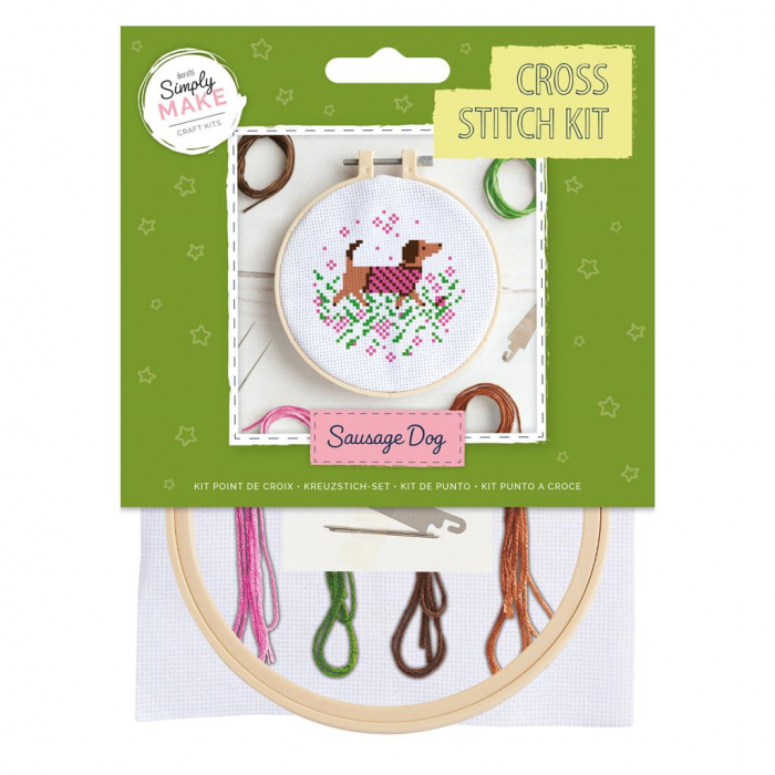 Cross Stitch Kit - Sausage Dog [1]