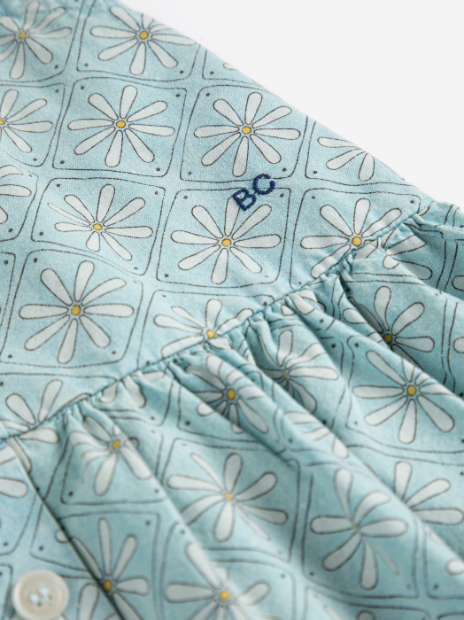 Daisy Mosaic all over woven dress [2]