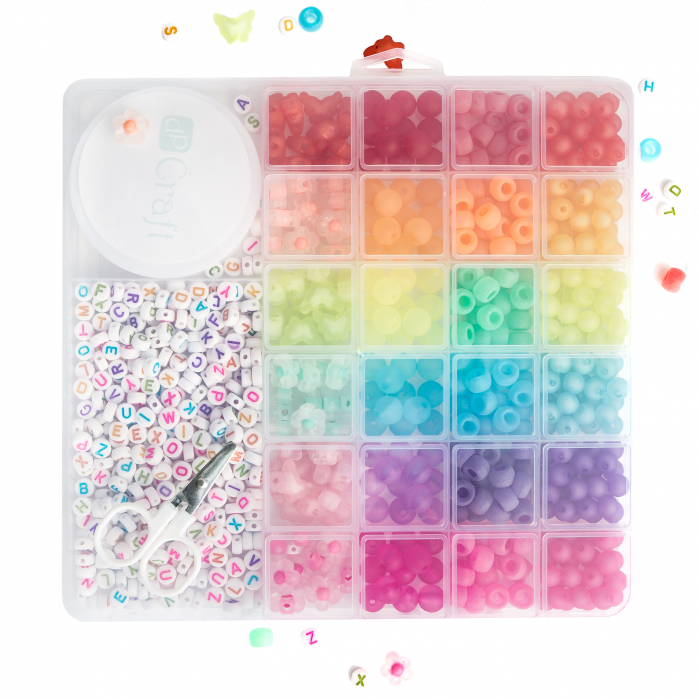 Kit de Margele pentru Confectionarea Bijuteriilor, forme mixte, Aprox 979 bucati [2]