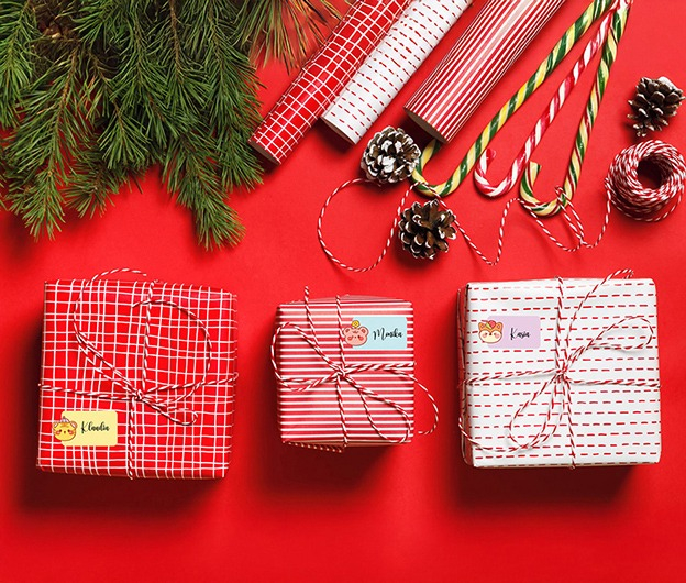 Roll Label Stickers - Cute Animals, 4,5 X 2,5 CM, 100 PCS [3]