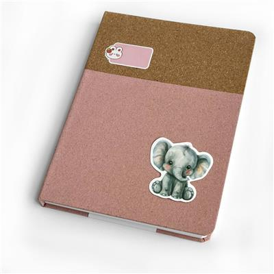 Roll Label Stickers - Cute Animals, 4,5 X 2,5 CM, 100 PCS [4]