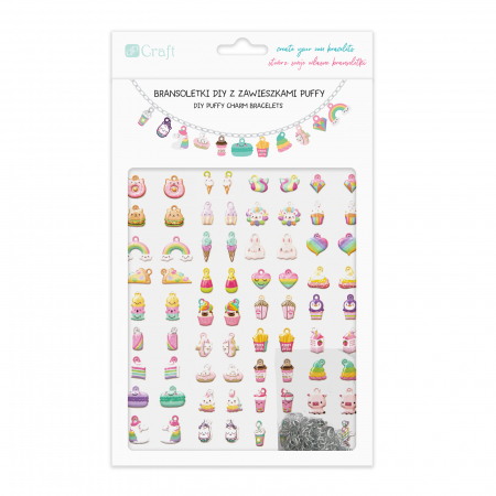 6 YEAR OLDS - Brățări cu Charmuri Pufoase – Rainbow