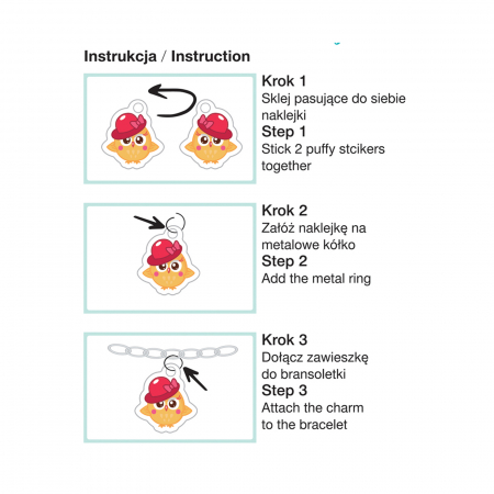 Bratari cu charmuri pufoase -SWEETIES [1]
