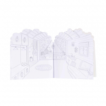 Carte de colorat cu stickere Marea familie, Moulin Roty [1]