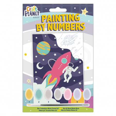 5 YEAR OLDS - Craft Planet Mini Paint By Numbers Space