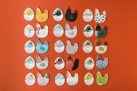 Joc de memorie Gaini cu pui, Londji [4]