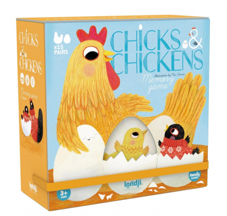 3 YEAR OLDS - Joc de memorie Gaini cu pui, Londji