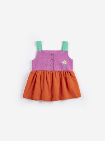 Rochii și Salopete Bebeluși - Rochie multicoloră Pixel Daisy