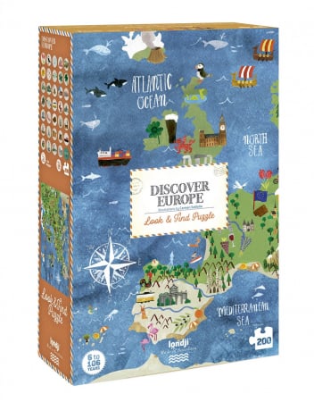 GIFTS FOR 7 & OLDER - Puzzle Descopera Europa, Londji
