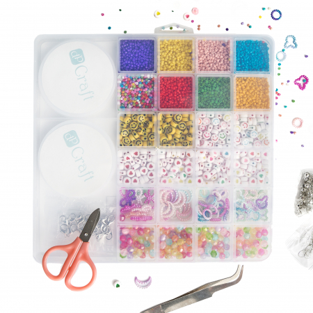 GIFTS FOR 7 & OLDER - Set mărgele pentru bijuterii, forme mixte