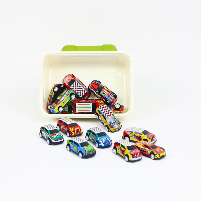 Cutie cu capac cu 15 masinute din aliaj [6]