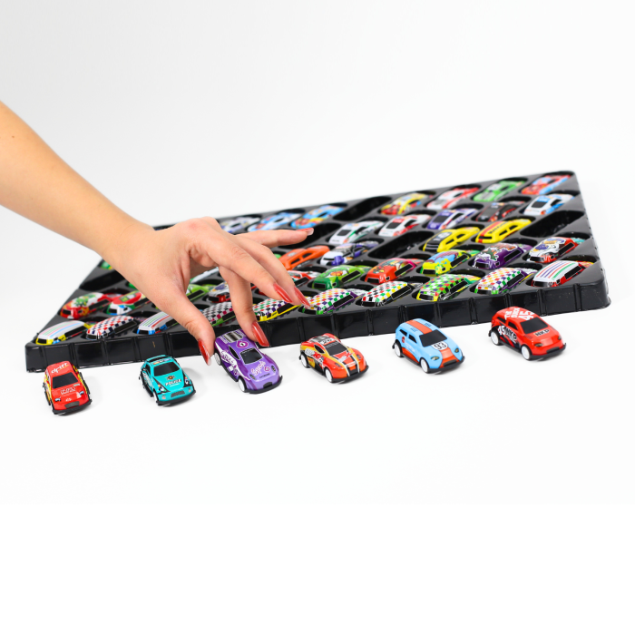 Set de 50 mașini metalice  – modele unice din aliaj, joc de colecție pentru copii, ambalaj cadou premium [5]