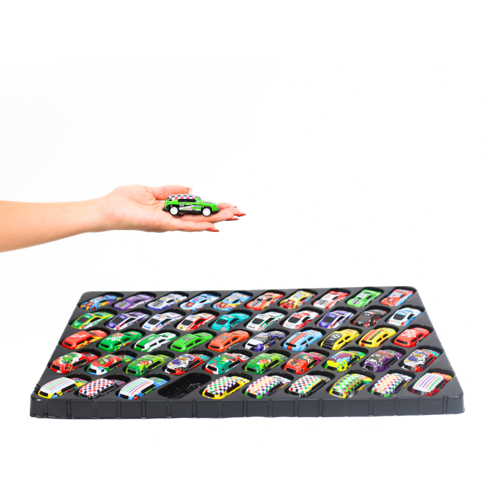 Set de 50 mașini metalice  – modele unice din aliaj, joc de colecție pentru copii, ambalaj cadou premium [6]