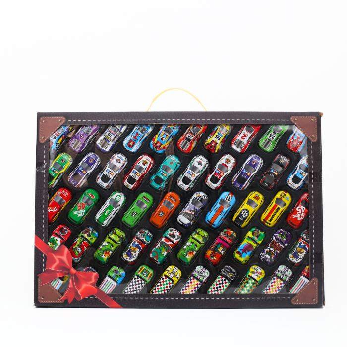 Set de 50 mașini metalice  – modele unice din aliaj, joc de colecție pentru copii, ambalaj cadou premium [2]