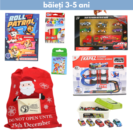 Saci de jucării  băieți - Sac de jucării 1 băieți 3-5 ani
