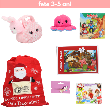 Saci de jucării  fete - Sac de jucării 1 fete 3-5 ani