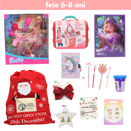 Saci de jucării  fete - Sac de jucării 2 fete 6-8 ani