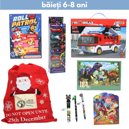 Saci de jucării  băieți - Sac de jucării 1 băieți 6-8 ani