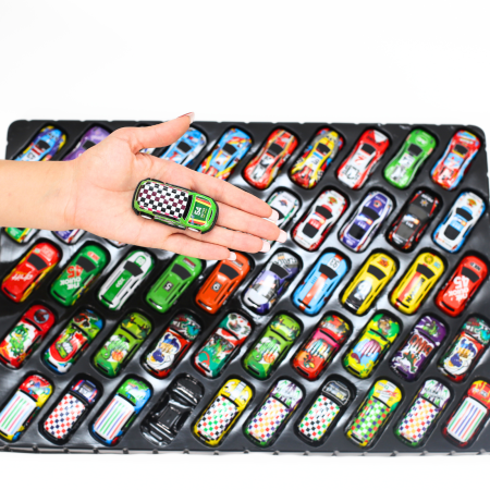 Set de 50 mașini metalice  – modele unice din aliaj, joc de colecție pentru copii, ambalaj cadou premium [3]