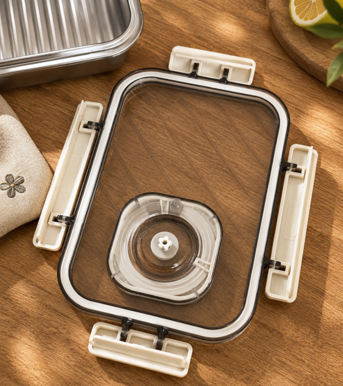 Caserola de vidare din inox Kali Home [6]