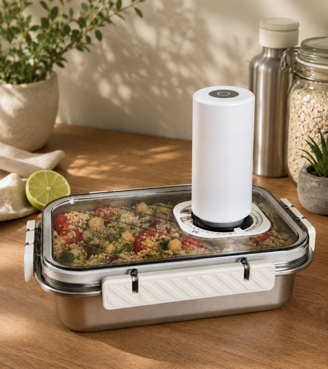 Caserola de vidare din inox Kali Home [3]