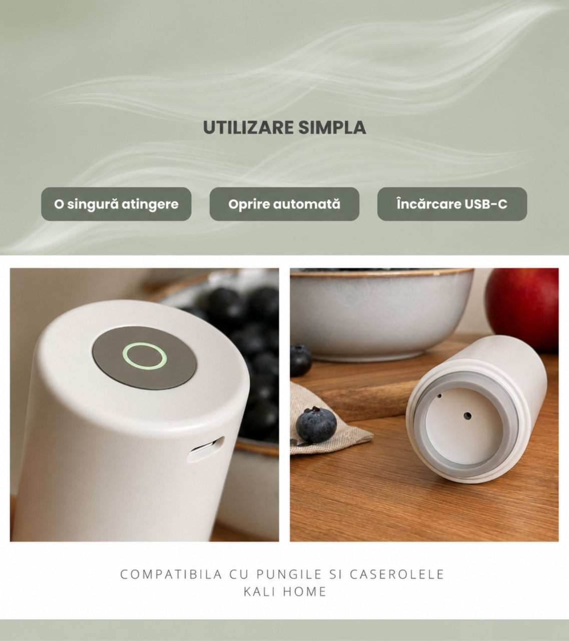 Pompa de vidare pentru alimente Kali Home [6]