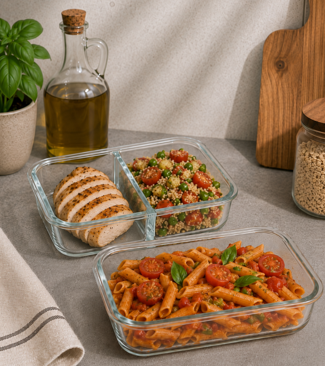 Set Starter Mixt Kali Home - Caserole si pungi de vidare cu pompa [3]