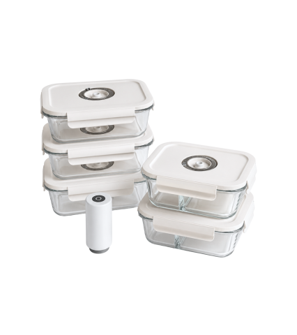 Seturi caserole si pungi de vidare - Set Week Prep - 5 caserole cu vidare Kali Home