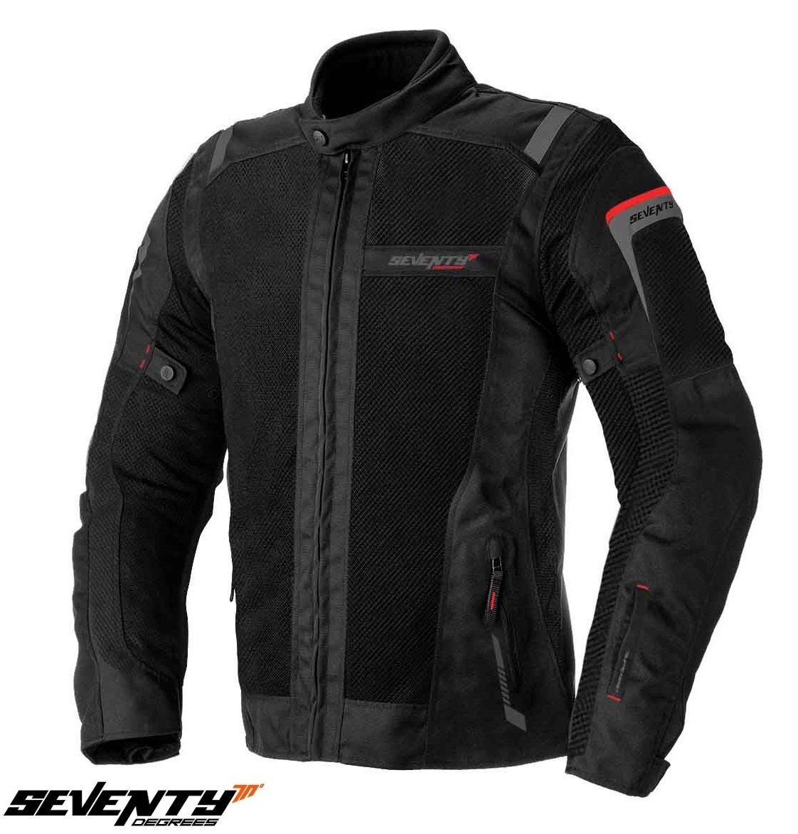 ECHIPAMENTE - Geacă moto bărbați Touring Seventy Degrees vară SD-JT56 negru