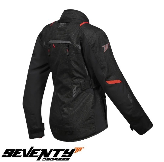 Geacă moto Seventy Degrees all season SD-JT67 Tanami Negru/roșu [3]