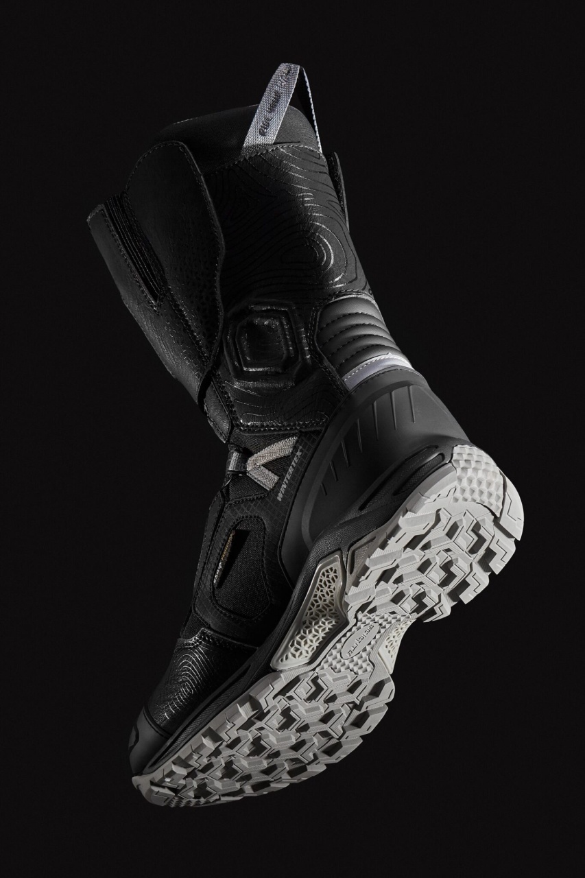 Cizme moto Adventure (Touring) Unisex Seventy Degrees SD-BA6 Stelvio negru/gri [4]
