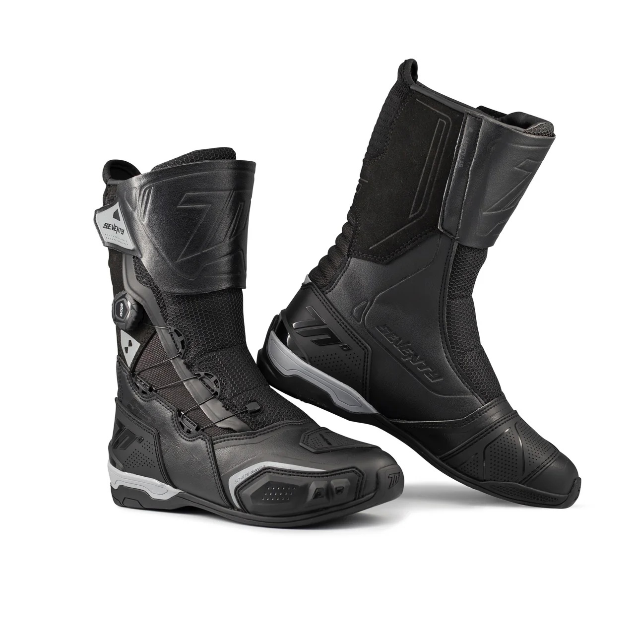 ECHIPAMENTE - Cizme moto Touring Unisex Seventy Degrees SD-BT9 Gavia negru