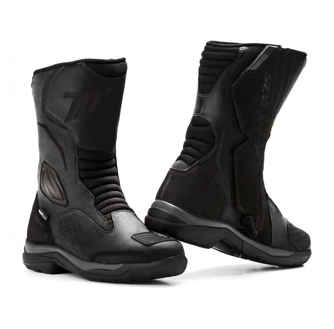 ECHIPAMENTE - Ghete moto Touring Unisex Seventy Degrees SD-BT13 negru