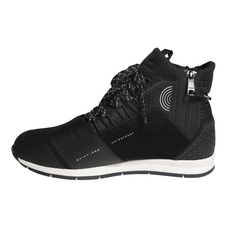 Ghete moto Ixon Freaky WP MS, bărbați, urban, all-season - negru/alb impermeabile [4]
