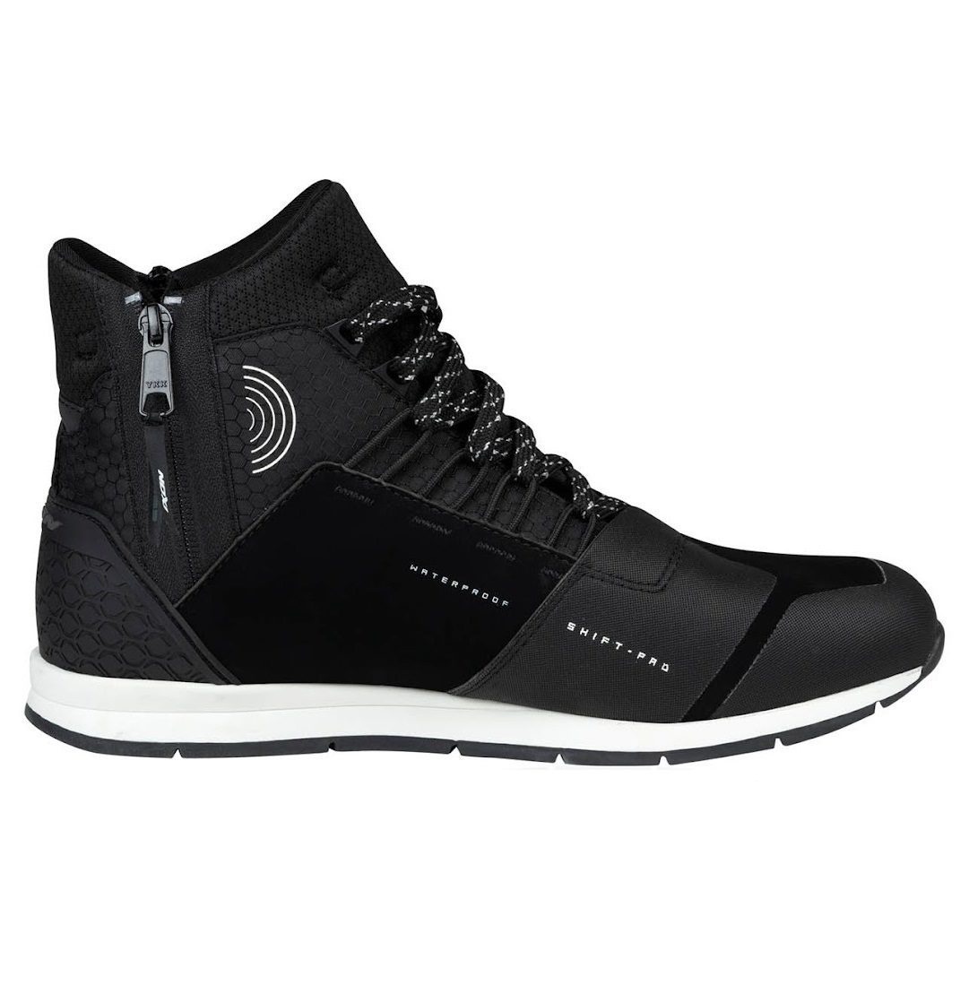 Ghete moto Ixon Freaky WP MS, bărbați, urban, all-season - negru/alb impermeabile [3]