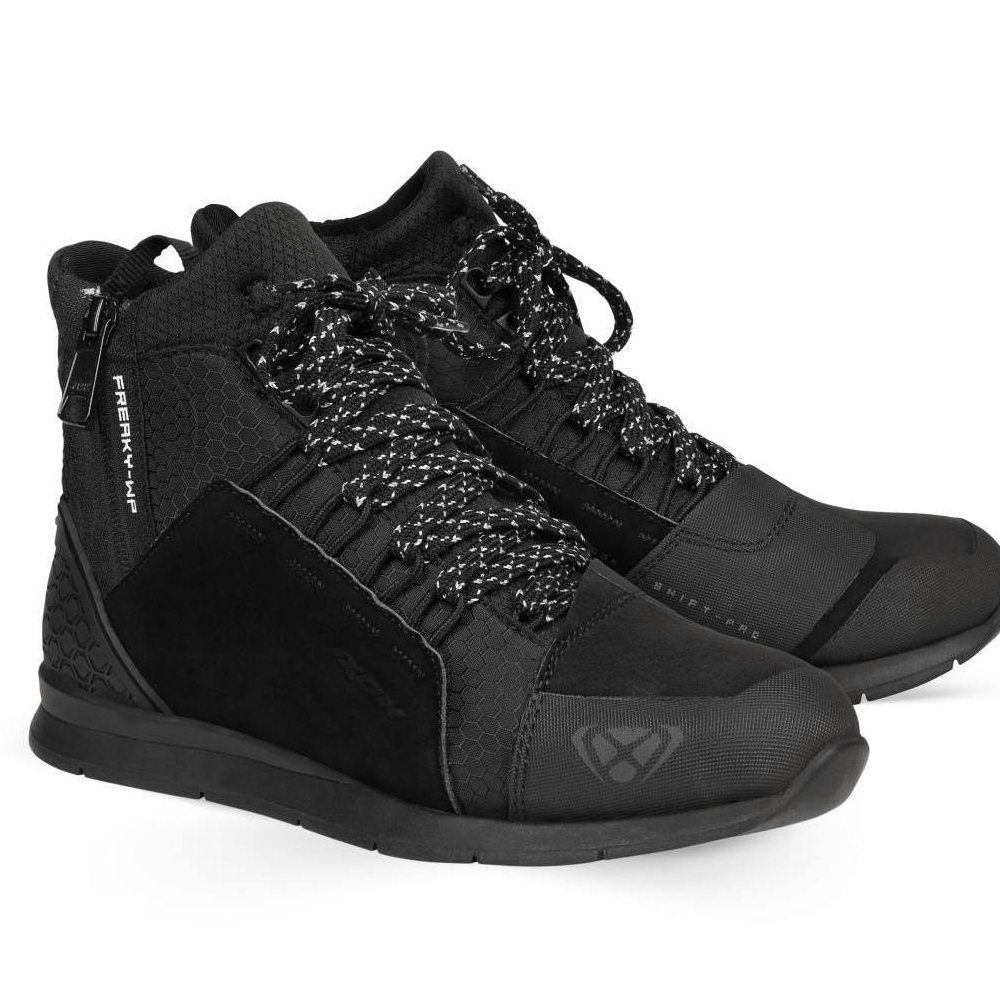 ECHIPAMENTE - Ghete moto Ixon Freaky WP MS, bărbați, urban, all-season - negru impermeabile